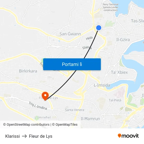 Klarissi to Fleur de Lys map
