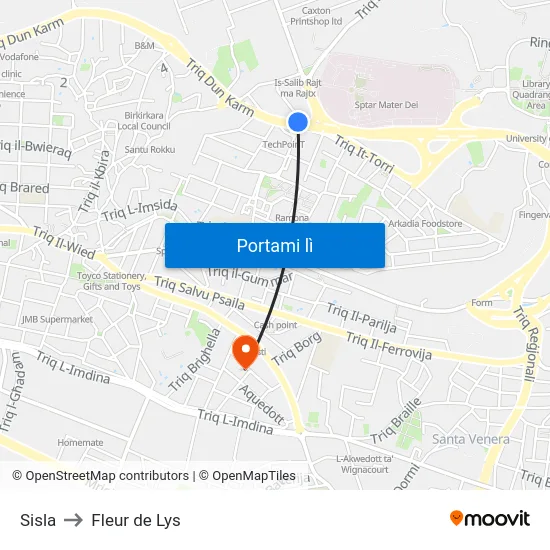 Sisla to Fleur de Lys map