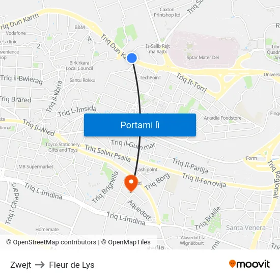 Zwejt to Fleur de Lys map