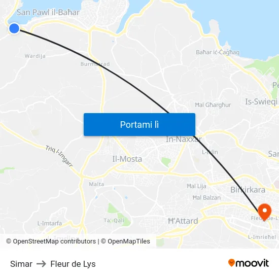 Simar to Fleur de Lys map