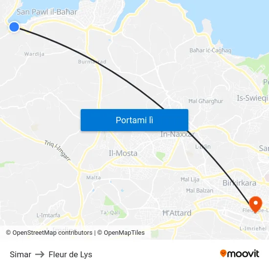 Simar to Fleur de Lys map