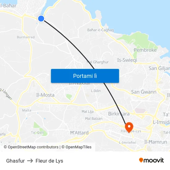 Ghasfur to Fleur de Lys map