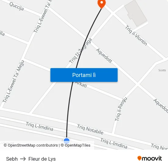 Sebh to Fleur de Lys map