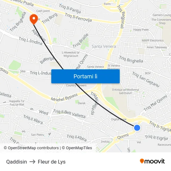 Qaddisin to Fleur de Lys map