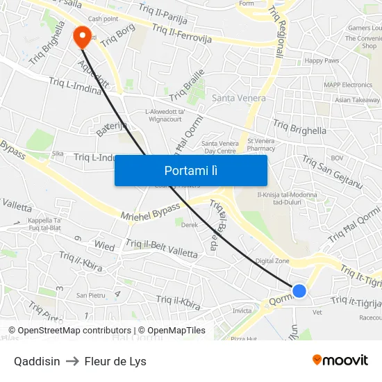 Qaddisin to Fleur de Lys map