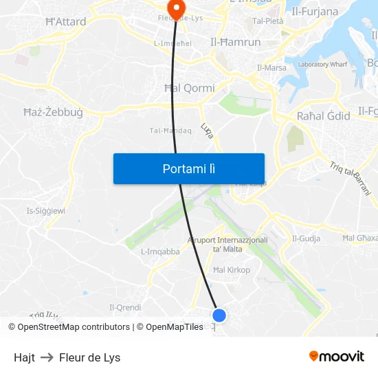Hajt to Fleur de Lys map