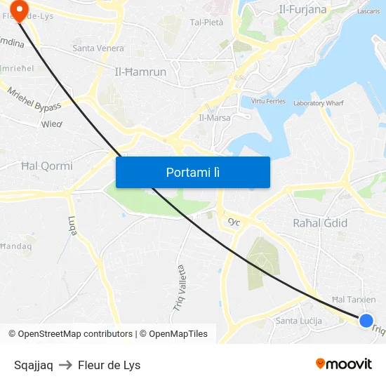 Sqajjaq to Fleur de Lys map