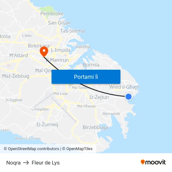Noqra to Fleur de Lys map