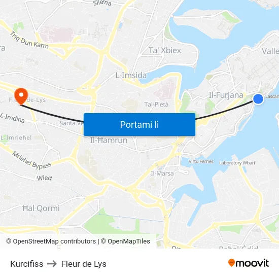 Kurcifiss to Fleur de Lys map