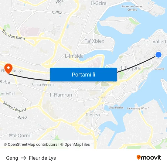 Gang to Fleur de Lys map
