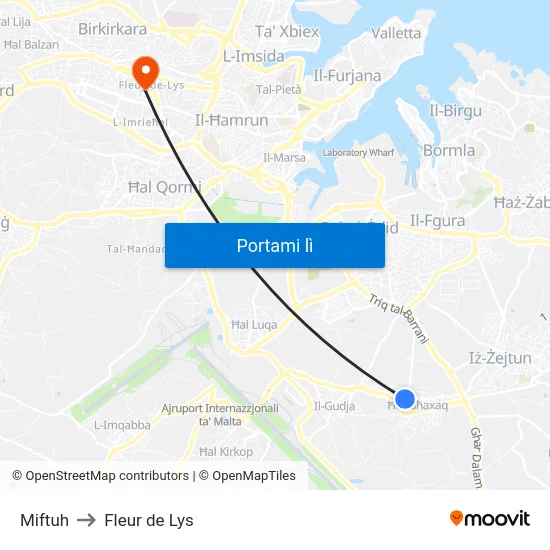 Miftuh to Fleur de Lys map
