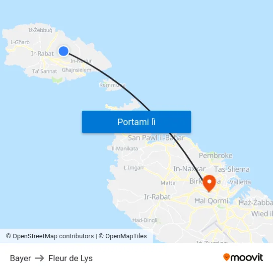 Bayer to Fleur de Lys map