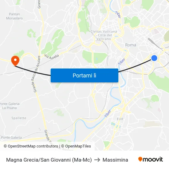 Magna Grecia/San Giovanni (Ma-Mc) to Massimina map