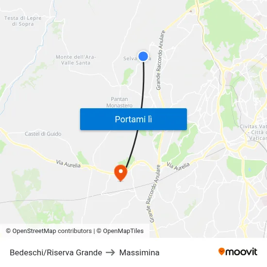 Bedeschi/Riserva Grande to Massimina map
