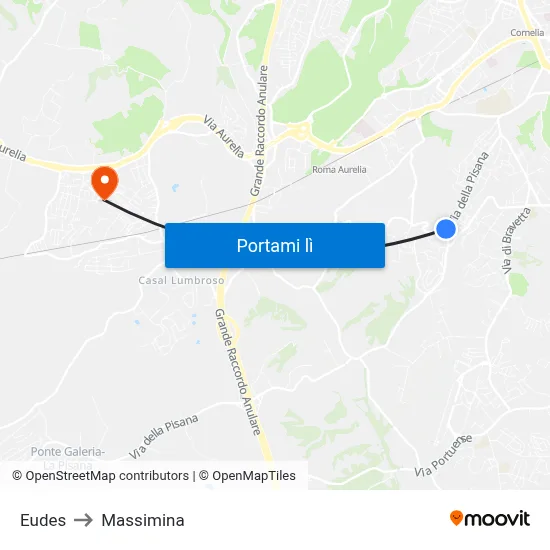 Eudes to Massimina map