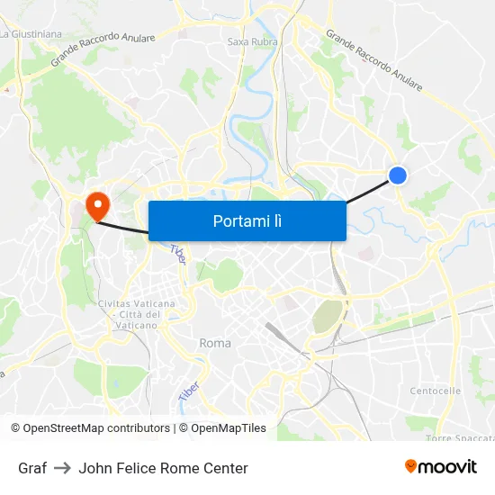 Graf to John Felice Rome Center map