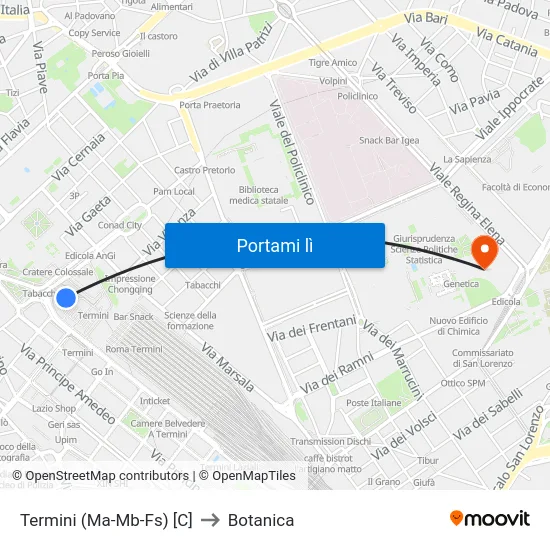 Termini (Ma-Mb-Fs) [C] to Botanica map