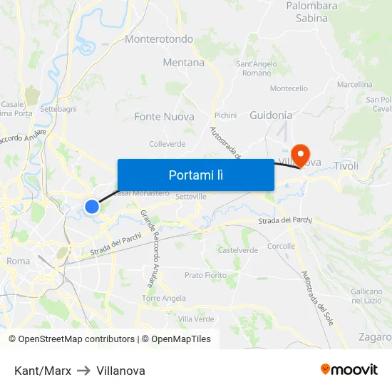 Kant/Marx to Villanova map
