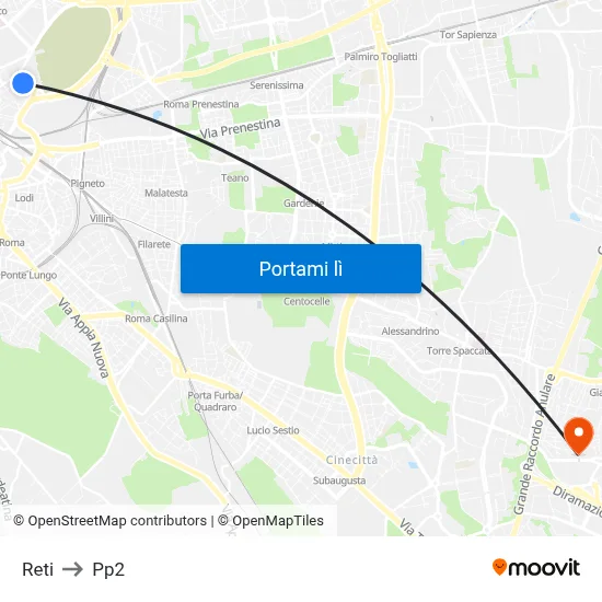 Reti to Pp2 map