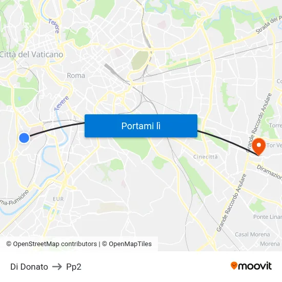 Di Donato to Pp2 map