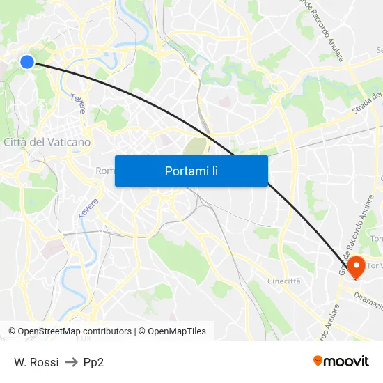W. Rossi to Pp2 map