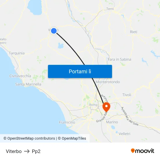 Viterbo to Pp2 map