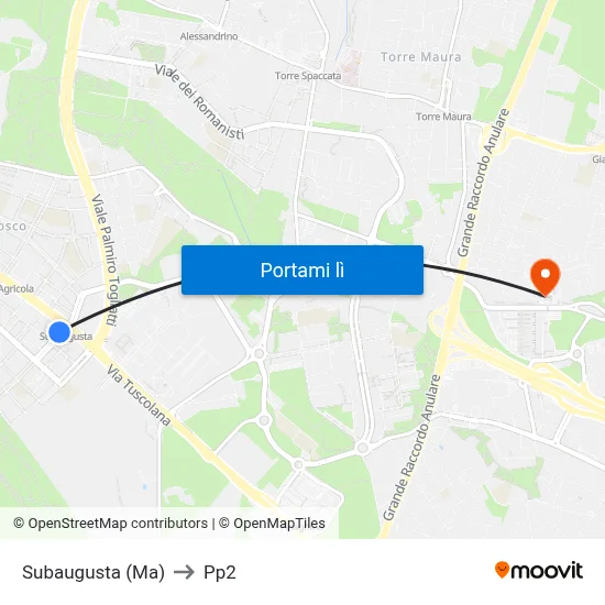 Subaugusta (Ma) to Pp2 map