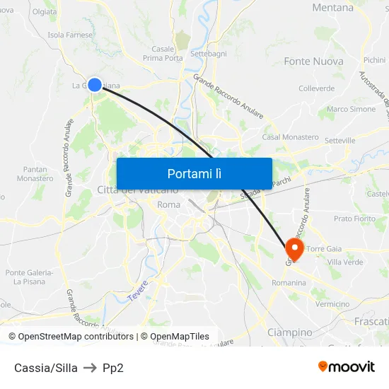 Cassia/Silla to Pp2 map