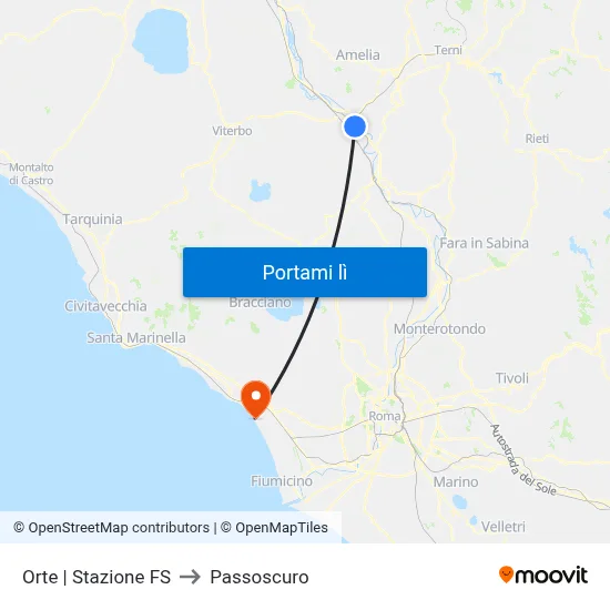 Orte | Stazione FS to Passoscuro map