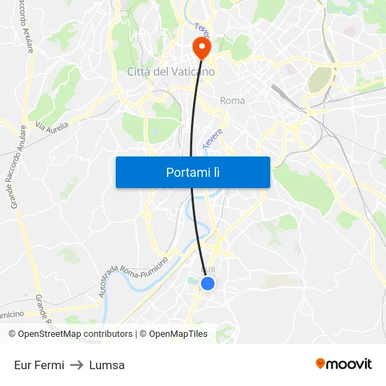 Eur Fermi to Lumsa map