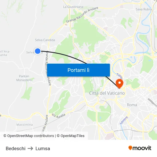Bedeschi to Lumsa map