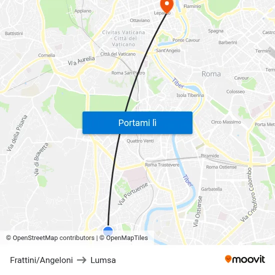 Frattini/Angeloni to Lumsa map