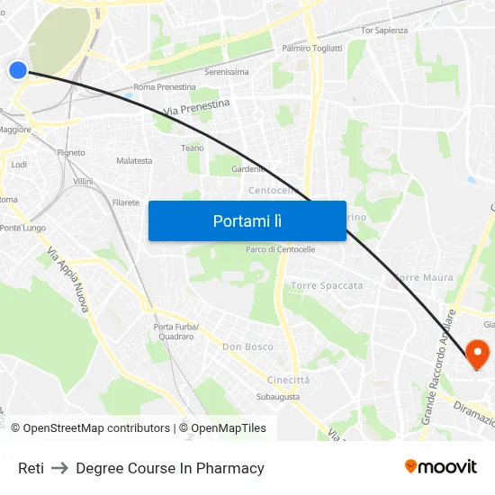 Reti to Degree Course In Pharmacy map