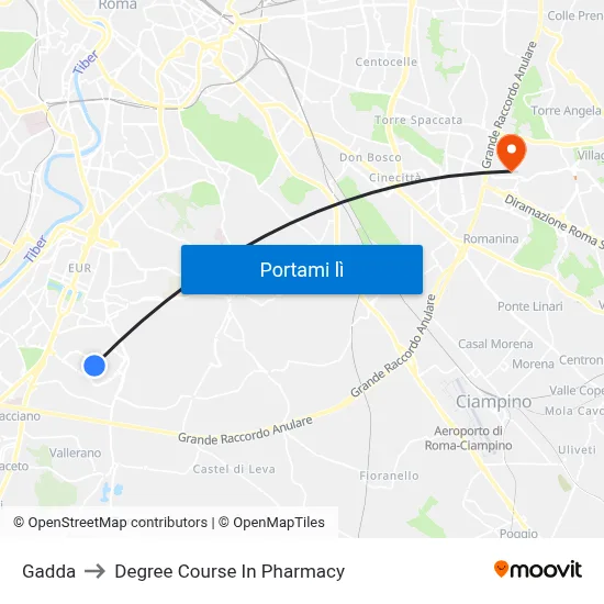 Gadda to Degree Course In Pharmacy map