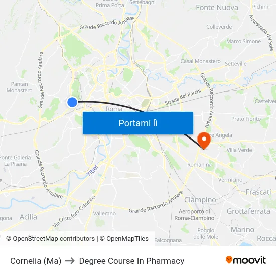 Cornelia (Ma) to Degree Course In Pharmacy map