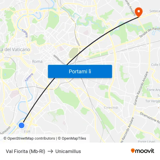 Val Fiorita (Mb-Rl) to Unicamillus map