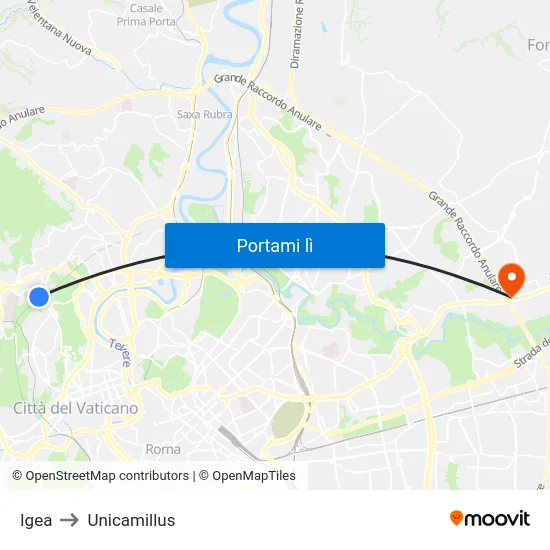 Igea to Unicamillus map