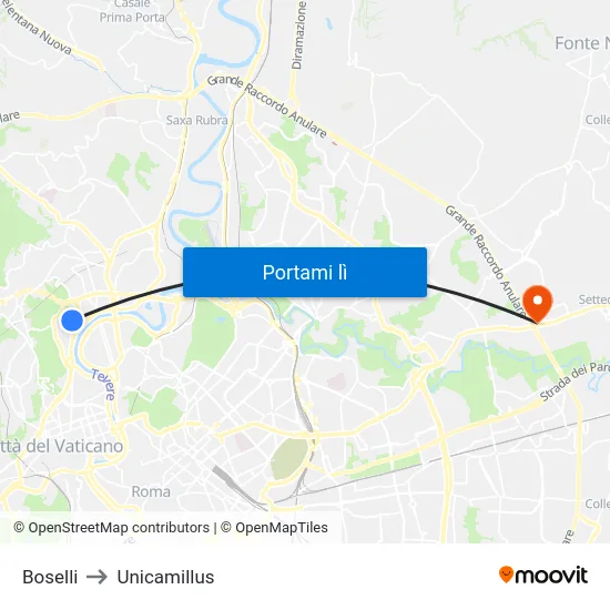 Boselli to Unicamillus map