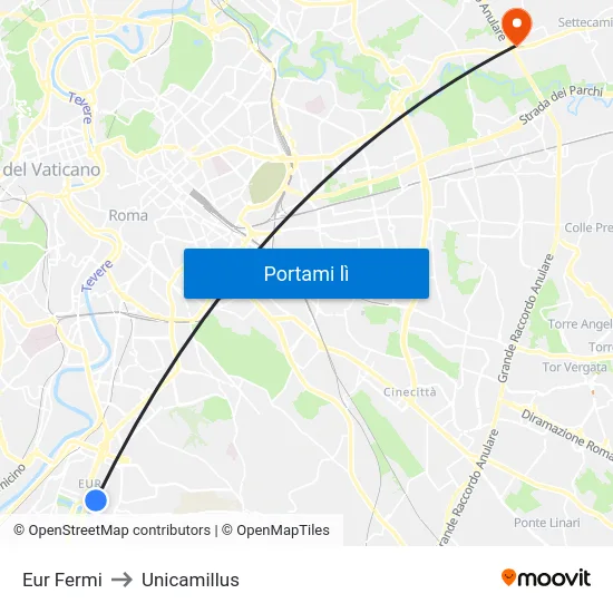 Eur Fermi to Unicamillus map