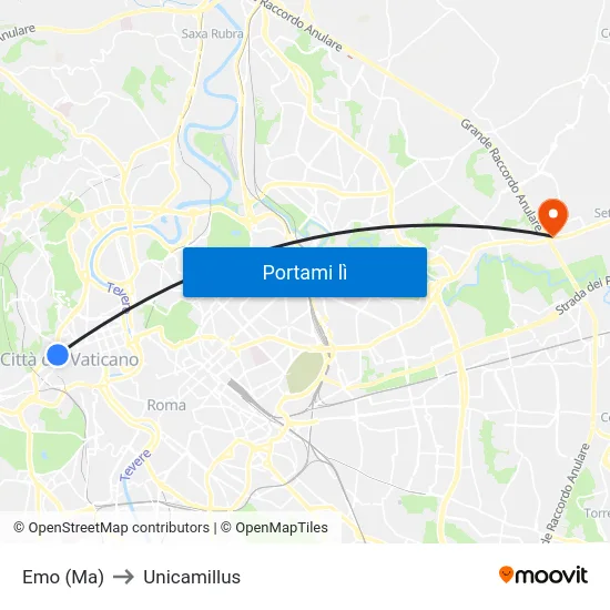 Emo (Ma) to Unicamillus map