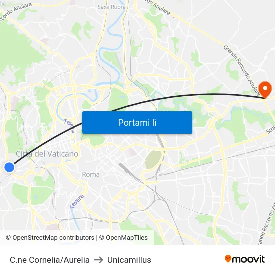 C.ne Cornelia/Aurelia to Unicamillus map