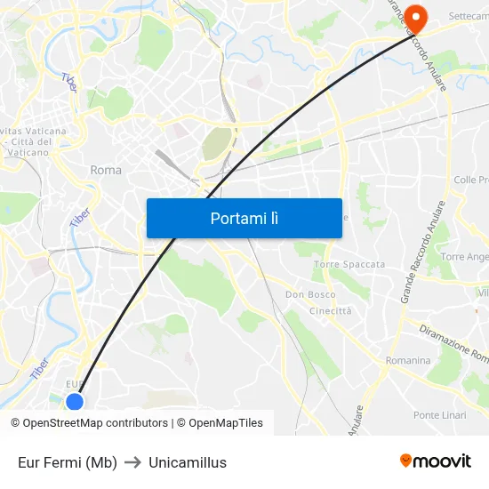 Eur Fermi (Mb) to Unicamillus map