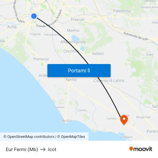 Eur Fermi (Mb) to Icot map