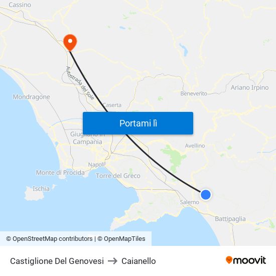 Castiglione Del Genovesi to Castiglione Del Genovesi map