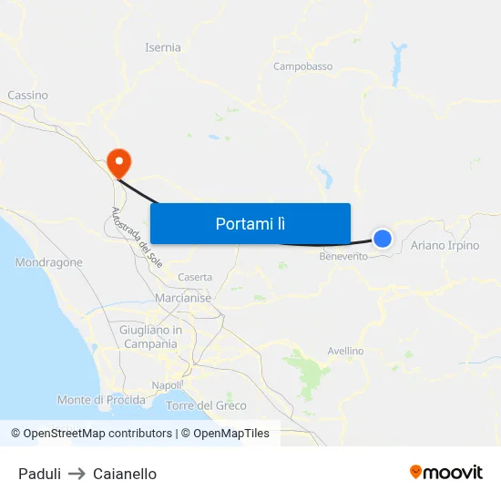 Paduli to Caianello map