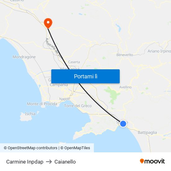 Carmine Inpdap to Caianello map