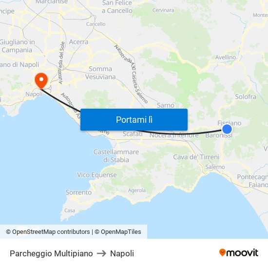 Parcheggio Multipiano to Napoli map