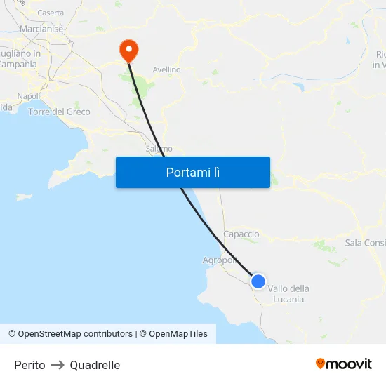 Perito to Quadrelle map