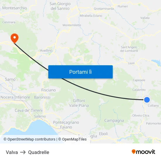 Valva to Quadrelle map