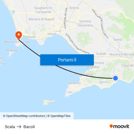 Scala to Bacoli map